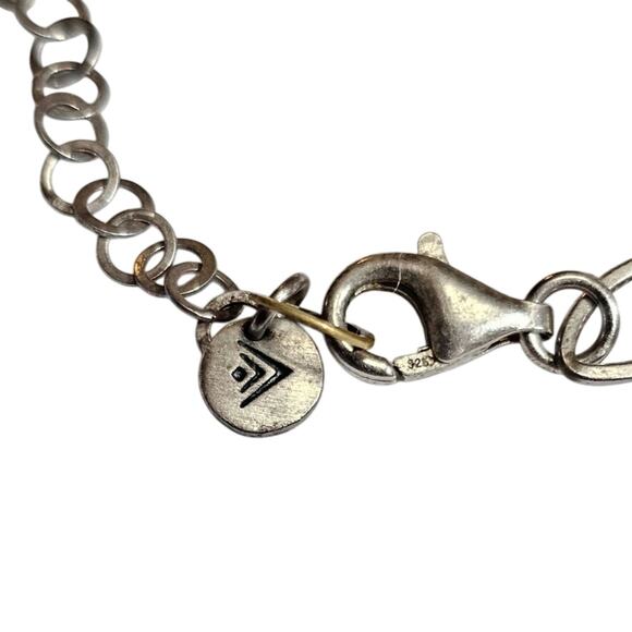 Sterling Silver Silpada Tribal Bib Necklace Multi Disc Dangle N2861 - Picture 4 of 4